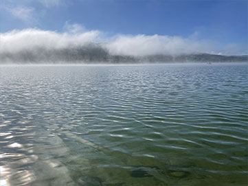 Pêche lac saint point