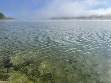 Pêche lac saint point